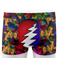 Grateful Dead Bear Pattern Men s Boxer Briefs by Maspions