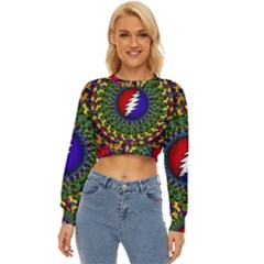 Grateful Dead Bear Pattern Lightweight Long Sleeve Sweatshirt by Maspions