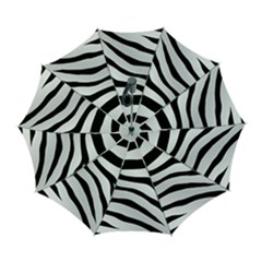 White Tiger Skin Automatic Folding Umbrella With Case (large) by Ket1n9