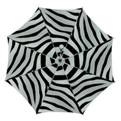 White Tiger Skin Automatic Folding Umbrella With Case (medium) by Ket1n9