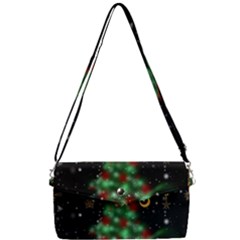 Christmas Star Jewellery Removable Strap Clutch Bag by anzea