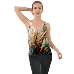 Undersea Dreams Saltwater Ocean Chiffon Cami by Apenda