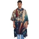 Undersea Dreams Saltwater Ocean Men s Hooded Rain Ponchos View1