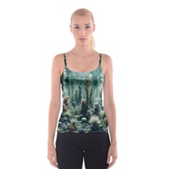 Underwater Coral Life Spaghetti Strap Top by Apenda