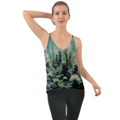 Underwater Coral Life Chiffon Cami by Apenda