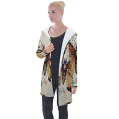 Butterflies Of Motivation Longline Hooded Cardigan by customfabrics