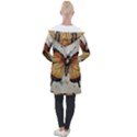 Butterflies of motivation Longline Hooded Cardigan View2