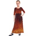 Water Drops, Lui, Amazing Kids  Quarter Sleeve Maxi Dress View1