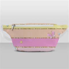 Pastel, Butterfly, Spring, Stripes, Waist Bag  by kyorashop23