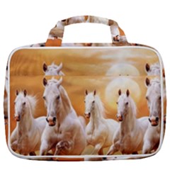 Seven Horses, Sun Travel Toiletry Bag With Hanging Hook by kyorashop23