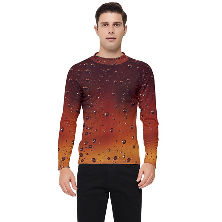 Water Drops, Lui, Amazing Men s Long Sleeve Rash Guard