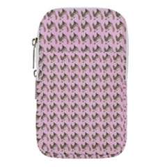 Fern Pattern 2 Pink Waist Pouch (small) by snowwhitegirl