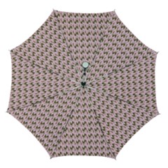 Fern Pattern 2 Pink Automatic Folding Umbrella With Case (medium) by snowwhitegirl