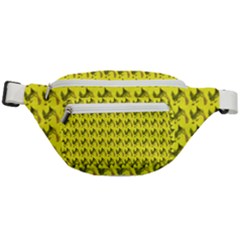 Fern Pattern 2 Yellow Fanny Pack by snowwhitegirl