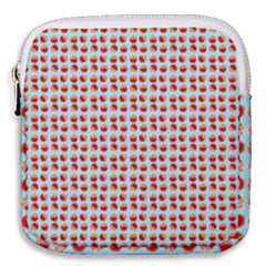 Kawaii Jam Pattern Aqua Mini Square Pouch by snowwhitegirl