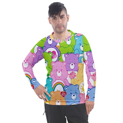 The Care Bears, Care Bears, Cartoon Men s Pique Long Sleeve T-shirt by kyorashop23