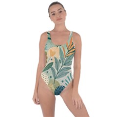 Leaves Pattern Flora Nature Bring Sexy Back Swimsuit by Posterlux