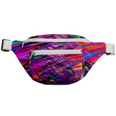 Wave Lines Pattern Abstract Fanny Pack by anzea