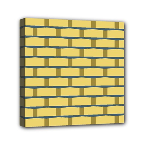 Pattern Wallpaper Mini Canvas 6  X 6  (stretched) by anzea