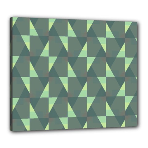 Texture Triangle Canvas 24  X 20  (stretched) by anzea