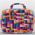 Abstract Geometry Blocks Travel Toiletry Bag With Hanging Hook View1