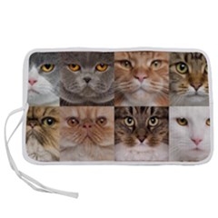 Breeds Of Cats Collage Pen Storage Case (l) by kyorashop23