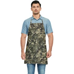 Camouflage Army Survival Uniform Kitchen Apron by Posterlux