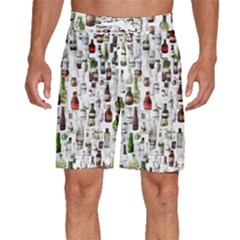 Bottle Chic Print Patterns Men s Beach Shorts by BellaVistaTshirt02