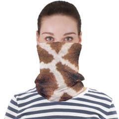 Giraffe Skin Texture Face Seamless Bandana (adult) by kyorashop23