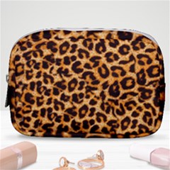 Giraffe Texture, Close-up, Giraffe Skin Texture Make Up Pouch (small) by kyorashop23