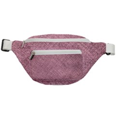 Pink Fabric Texture, Knitted Pink Texture, Fanny Pack by kyorashop23