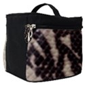 Snake Skin, Reptile Skin, Snake Skin Textures, Brown Snake Make Up Travel Bag (Small) View1