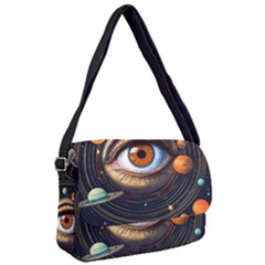 Eye Of The Universe (ai) Courier Bag by dflcprintsclothing