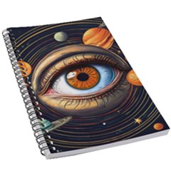 Eye Of The Universe (ai) 5 5  X 8 5  Notebook by dflcprintsclothing