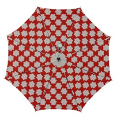 Christmas Snowflakes Background Pattern Automatic Folding Umbrella With Case (medium) by Apen