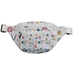 Pattern Seamless Texture Sewing Fanny Pack by Salmanaz77