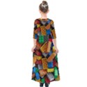 Lego, Toy Block, Colorfulness Kids  Quarter Sleeve Maxi Dress View2