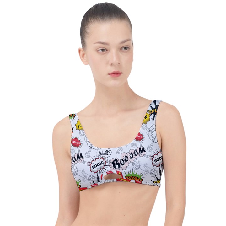 Pattern Seamless Texture Cartoon The Little Details Bikini Top