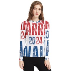 Kamala Harris 2024 Walz Women s Long Sleeve Rash Guard by Safari