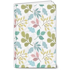 Leaf Pattern  8  X 10  Softcover Notebook by Safari