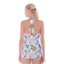 Leaf seamless pattern  Boyleg Halter Swimsuit  View2