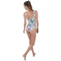 Leaf seamless pattern  Side Cut Out Swimsuit View2