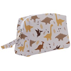 Seamless Dino Pattern Wristlet Pouch Bag (large) by Safari