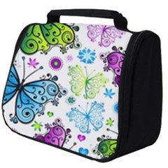 Butterflies, Abstract, Background, Colorful Full Print Travel Pouch (big) by kyorashop23