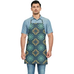 Flowers Pattern Design Abstract Kitchen Apron by Salmanaz77