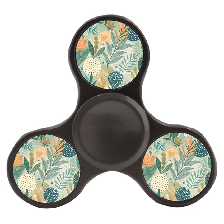 Leaves Pattern Flora Finger Spinner