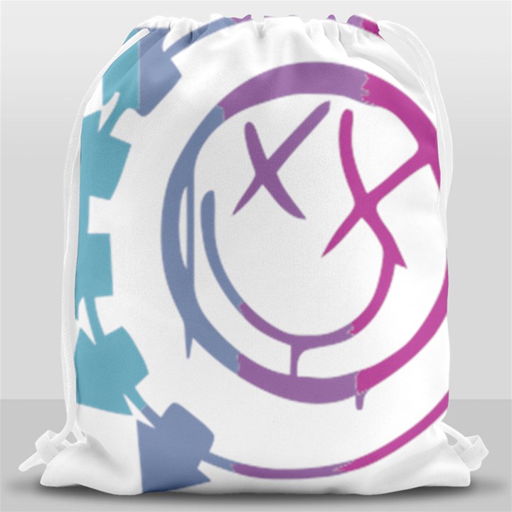 Blink 182 logo Drawstring Bag (Large)