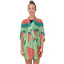 Watermelon Dots Summer Pattern Half Sleeve Chiffon Kimono View1