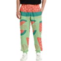 Watermelon Dots Summer Pattern Men s Elastic Waist Pants View1