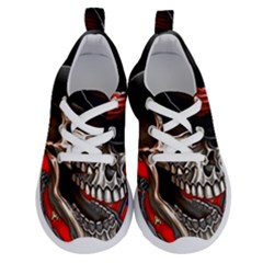 Confederate Flag Usa America United States Csa Civil War Rebel Dixie Military Poster Skull Running Shoes by Ket1n9